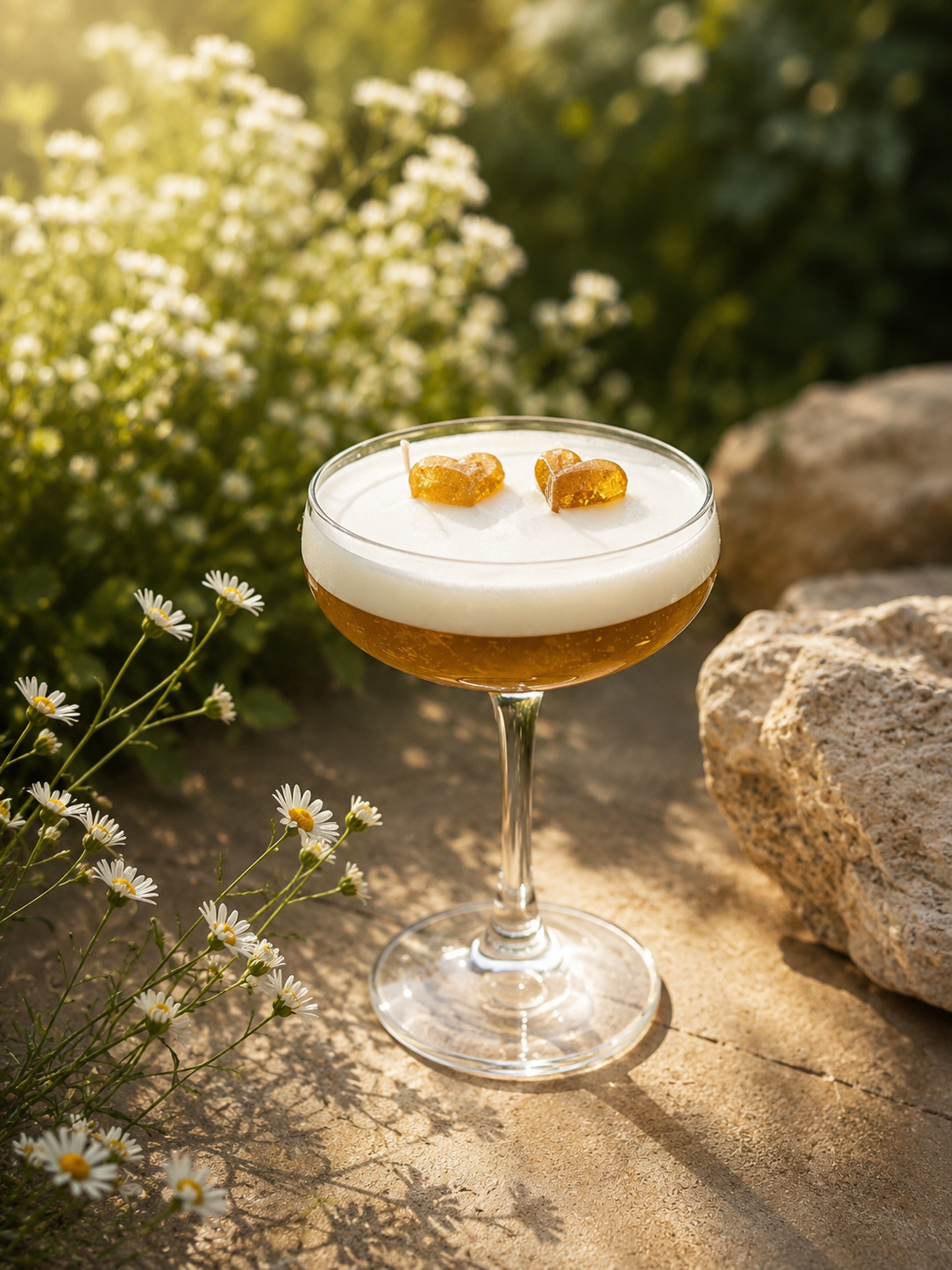 champagne coupe kaars